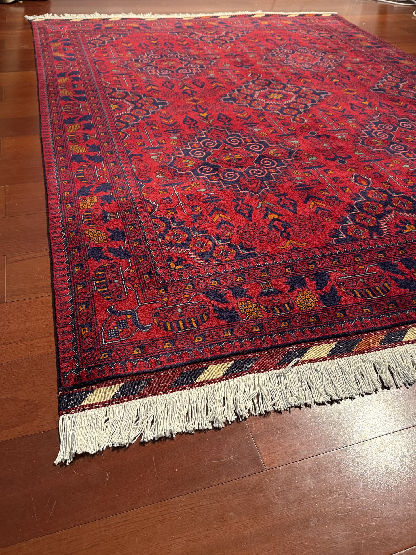 Oriental Afghan with Soft New Zealand Wool