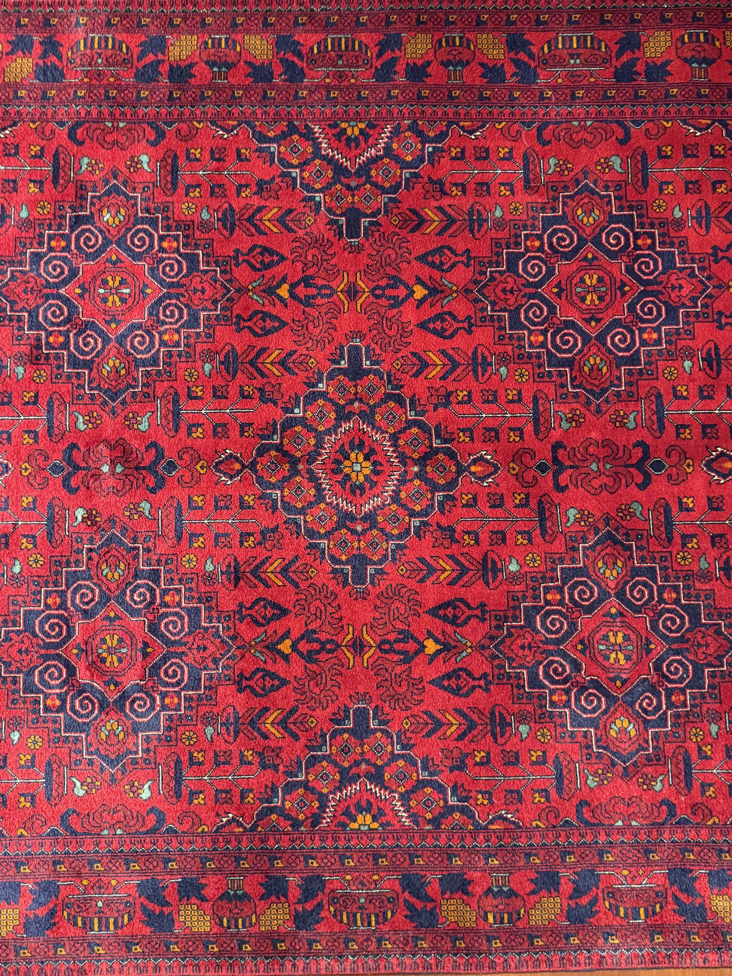 Oriental Afghan with Soft New Zealand Wool