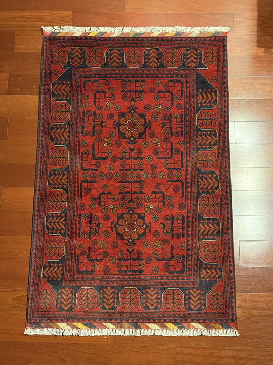 Afghan Rug - Ears of Grain