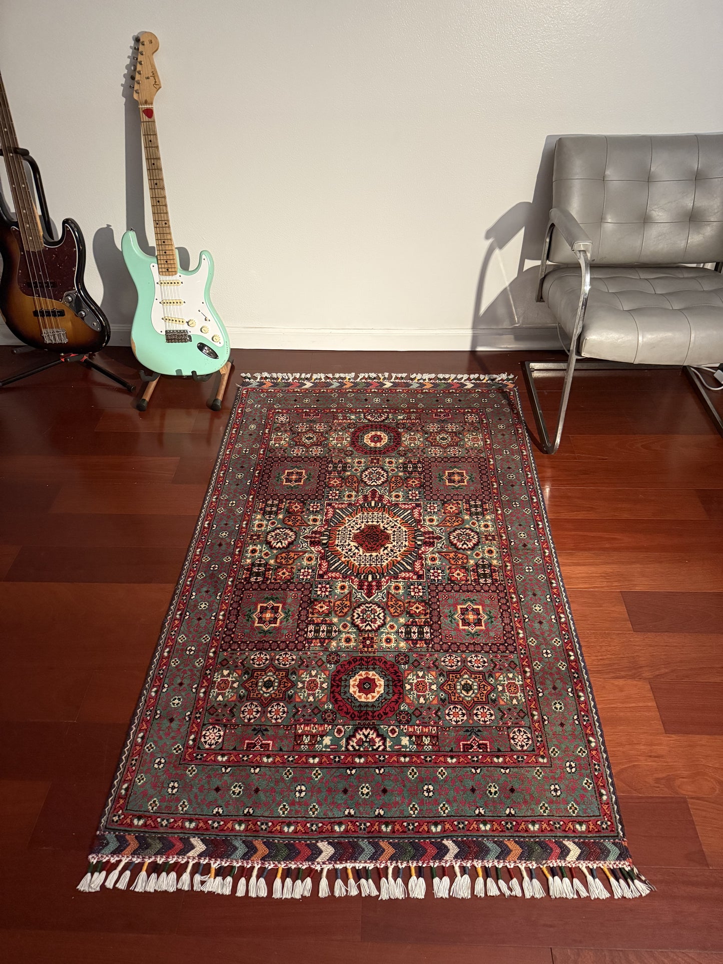 Vibrant Mamluk Wool Rug