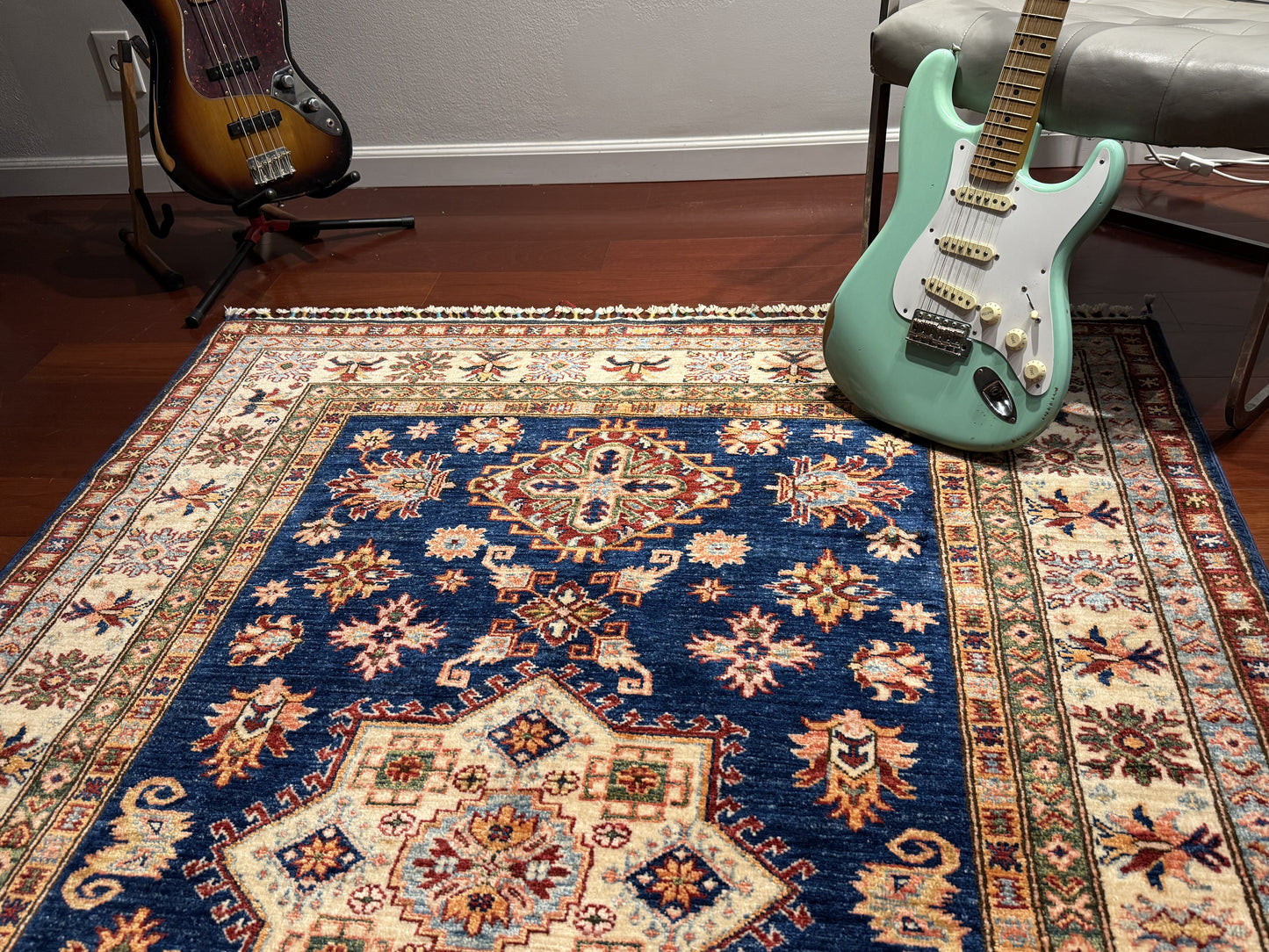 Shirvan Rug with New Zealand Wool