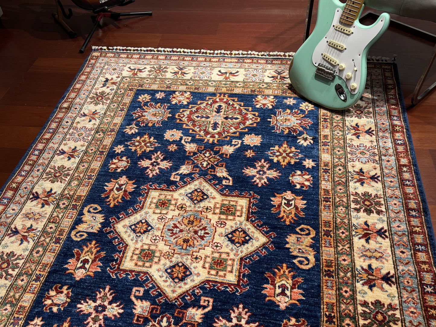 Shirvan Rug with New Zealand Wool